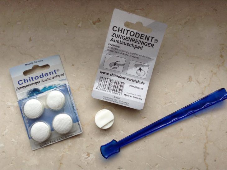 Chitodent® Zungenreiniger-Austauschpad-mit-Silberionen.-Zungenreinigeraustauschkopf-auch- für-Orasys-Zungenreiniger