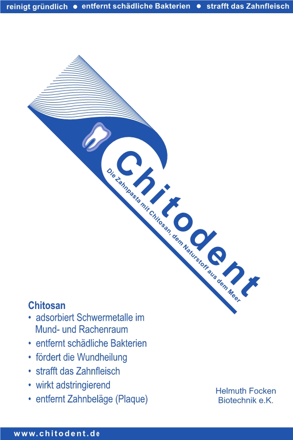 Chitosan in der Zahnpasta Chitodent®