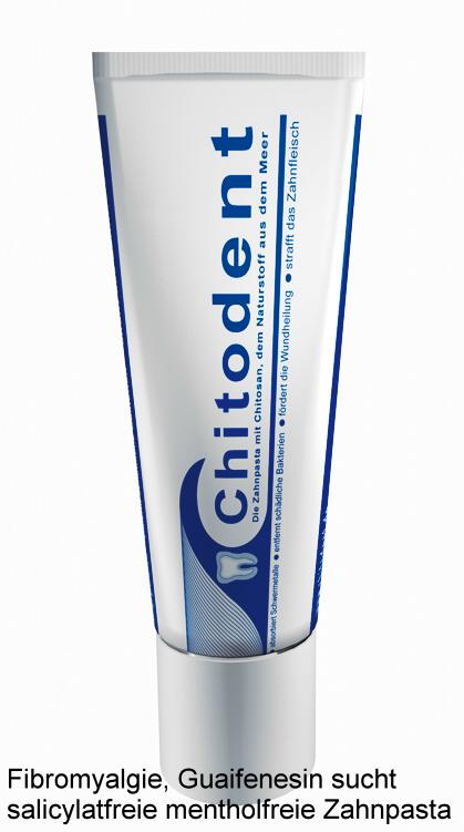 A salicylate-free toothpaste with taste the best solution for fibromyalgia patients on guaifenesin treatment